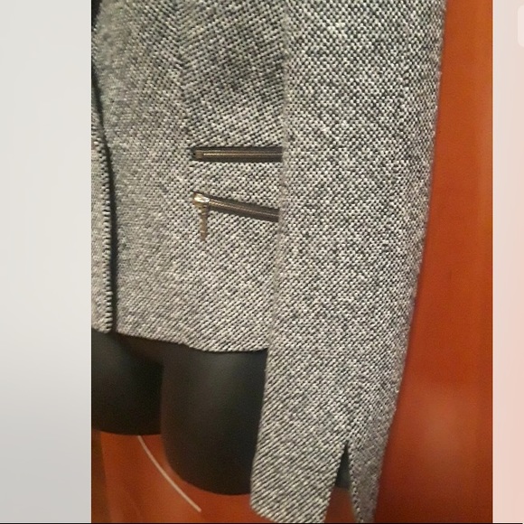 2B Rych Tweed Blazer Jacket Size 10 - Picture 3 of 5